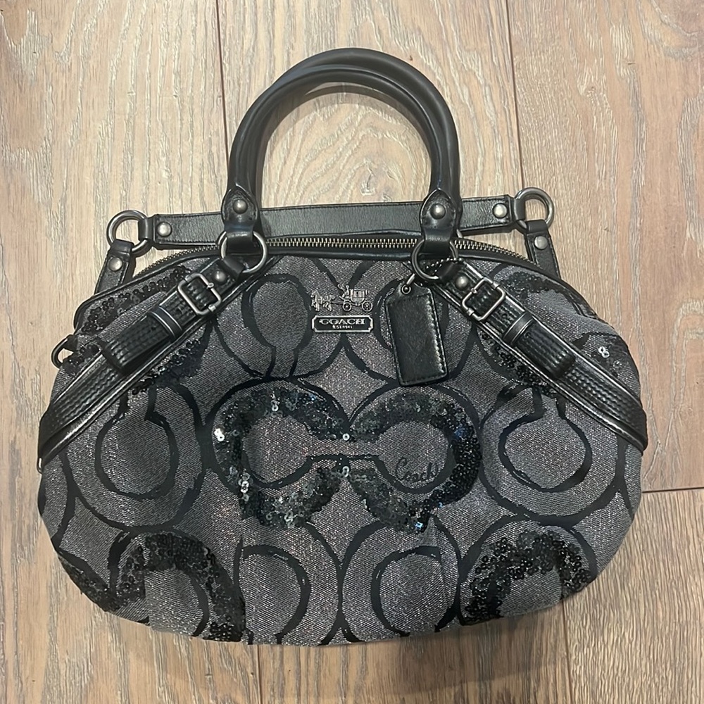 Coach sequin bag